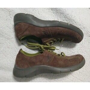 Dansko 38 Leather Sneaker Shoes Brown Hiking Outdoorsy